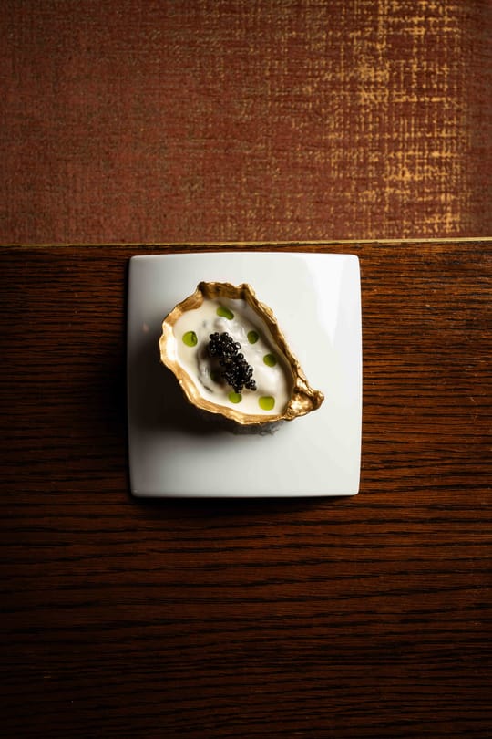 Oester met kaviaar